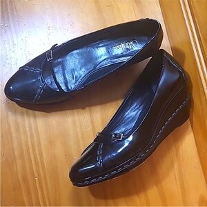 Cole Haan Black patent  Wedge‎ Shoes